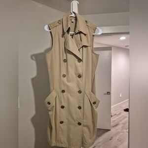 Burberry Tan Trench Dress/Coat